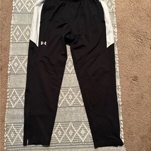 Under Armour Dark Black and White Athletic Pants
